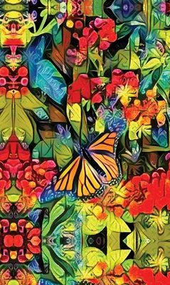 Monarch Garden artwork preview