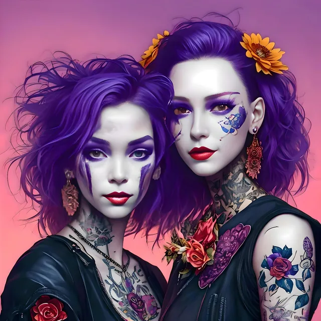 Purple artwork preview